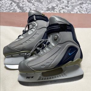 Nike Gray and Navy Ice Skates